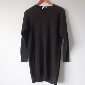 Vintage 90s OLSEN Ribbed Wool Sweater Dress